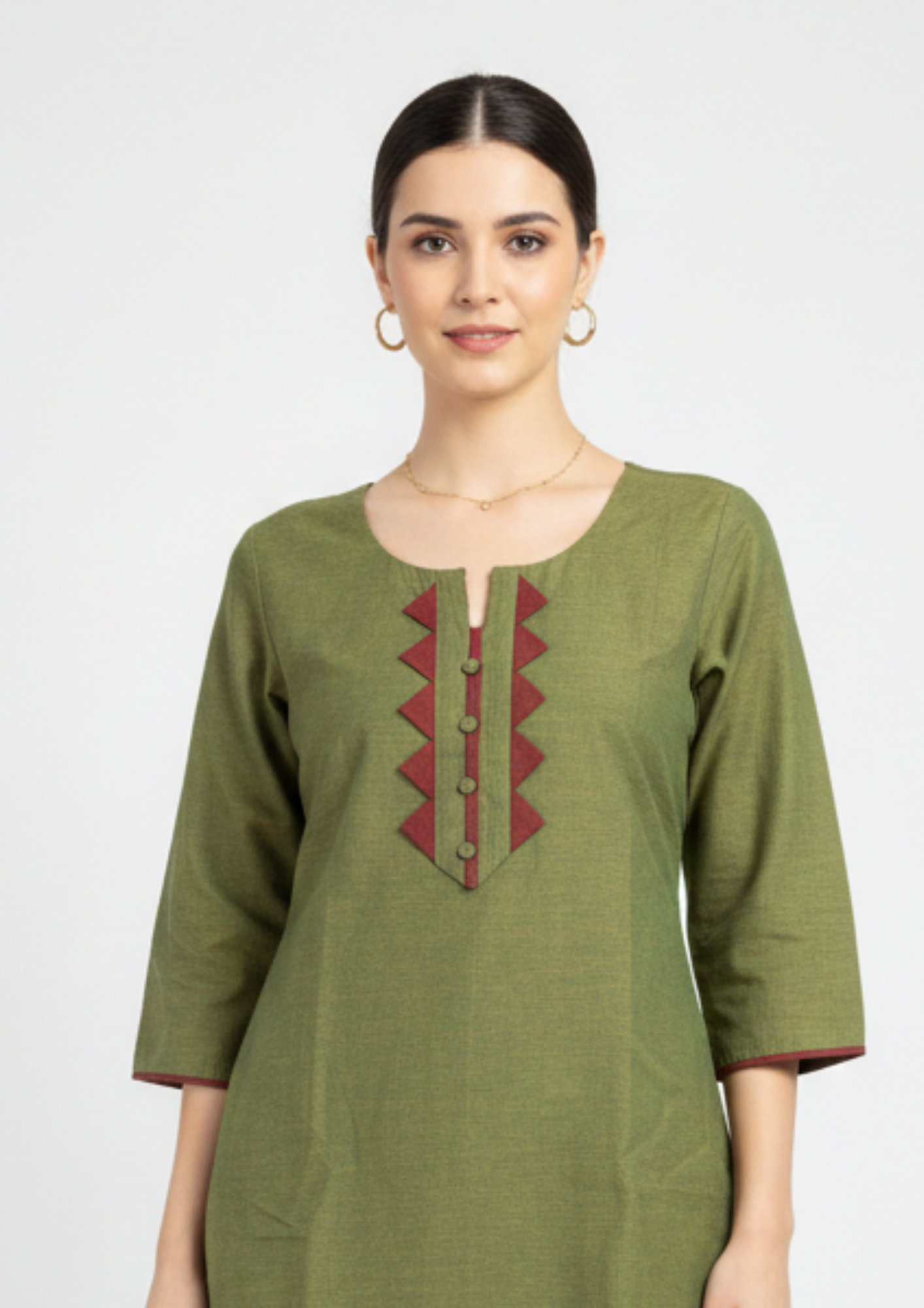The Olive temple edge Kurti