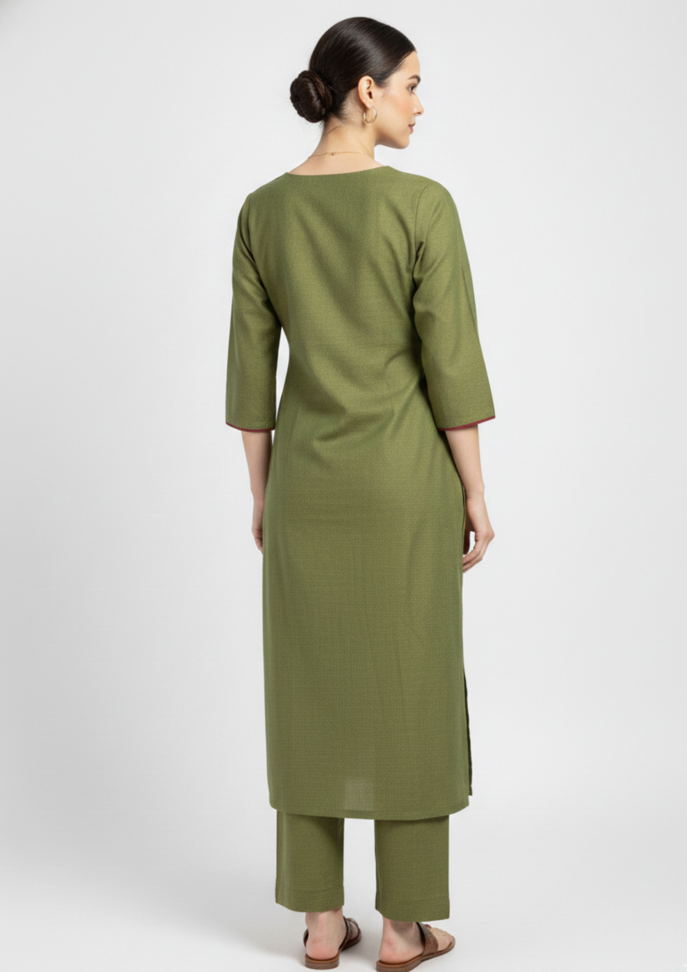 The Olive temple edge Kurti